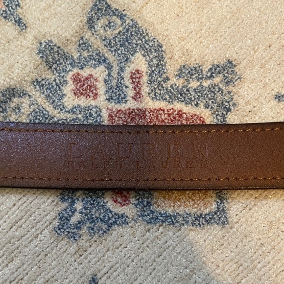 Lauren Ralph Lauren Brown Leather Belt - Picture 3 of 5